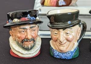 lot 421 image: Six Miniature Royal Doulton Mugs