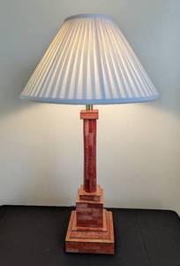 lot 47 image: Vintage Orange Table Lamp