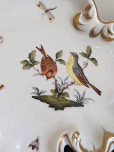 lot 49 image: Herend Hungary Hand Painted Platter