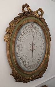lot 106 image: Large and Elegant Selon Torricelli Wall Barometer