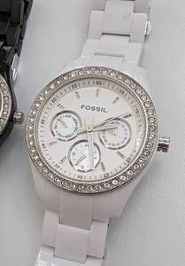 lot 488 image: Three Ladies Fossil Wristwatches