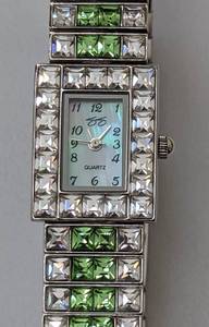 lot 495 image: Suzanne Somers Rhinestone Wristwatch
