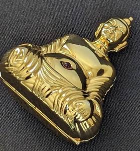 lot 502 image: Judith Leiber Gold Buddha Trinket Box