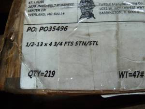 Full Tread Bolt Studs 12