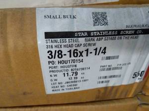 Star Stainless Steel Bolts 38