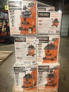 lot 8 image: Lot of assorted Shop Vacs various models and conditions customer returns review pictures
