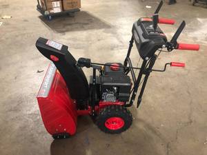 lot 18 image: Powersmart 24 in. Two-Stage Gas Snow Blower in working condition customer returns see pictures