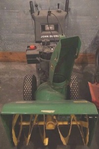 John deer snowblower