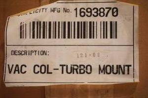 vacuum collector turbo mount