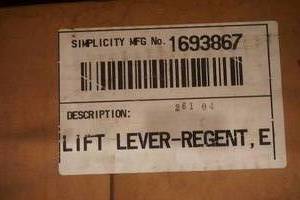lift lever for regent