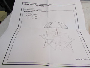 lot 83 image: Outdoor Furniture