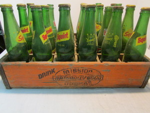 lot 203 image: Soda Case and Bottles