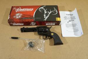 lot 9 image: NEW Traditions 1873 Rawhide Rancher .22 LR Revolver