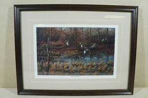 lot 126 image: Terry Redlin Apple River Mallards Framed Print