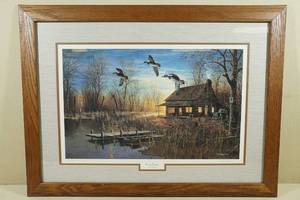 lot 128 image: Jim Hansel Passing Through Framed Print - Numbered 78910,000