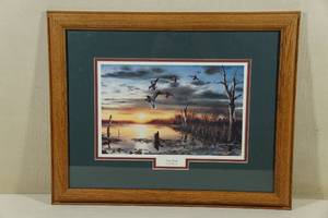 lot 132 image: Jim Hansel Days End Framed Print