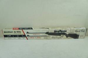 lot 51 image: NEW Beeman Black Cub Air Pellet Rifle - .177 and .22 Cal Barrels