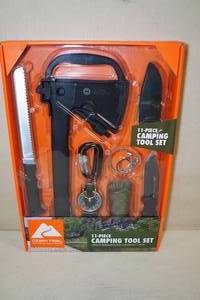 lot 58 image: NEW Ozark Trail 11 Piece Camping Tool Set