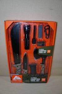 lot 60 image: NEW Ozark Trail 12 Piece Camping Tool Set