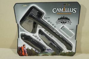 lot 66 image: NEW Camillus Camp Pack Knife and Tool Set
