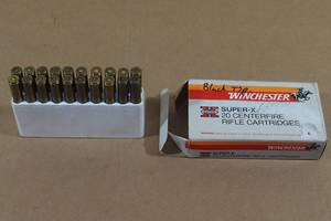 lot 180 image: 20 Reloaded .30-06 Sprg Black Tip Ammo