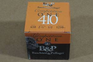lot 185 image: 25 B&P Competition One .410 Gauge 2-12 7.5 Shot Shotshells