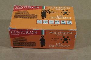 lot 207 image: 10 Centurion LE Multi-Defense Buckshot 12 Gauge 2-34 Shotshells