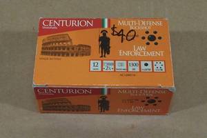lot 208 image: 10 Centurion LE Multi-Defense Buckshot 12 Gauge 2-34 Shotshells