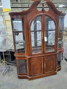 84 WoodGlass Hutch