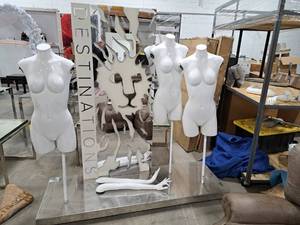 Destinations Mirrored Mannequin Display