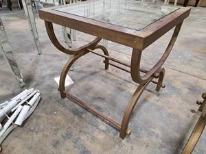 GlassMetal Table