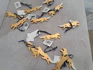 Lot of (20) Fox Christmas Tree Ornaments