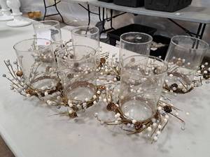 Lot of (7) Candle Votives