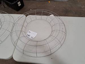 Lot of (2) 32 Wire Wreath Frames