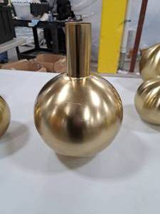12 Brass Table Vase