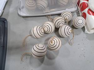 Lot of (15) 3 Decorative Ball Ornaments