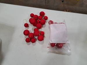 Lot of (2) 6 Ball Strand Dcor