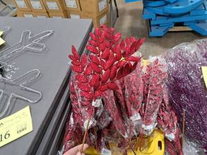 Lot of (10) 16 Decorative Leaf Branches