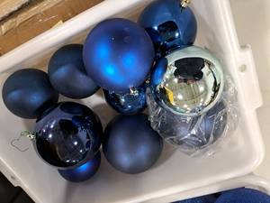 Lot of (10) Ball Ornaments