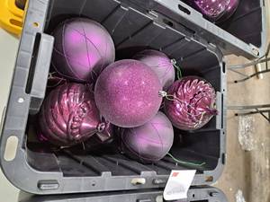 Lot of (10) 6 Ball Ornaments