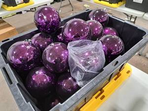 Lot of (15) 5-12 Ball Ornaments