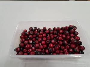 Lot of (1 Bin) Cranberries Dcor