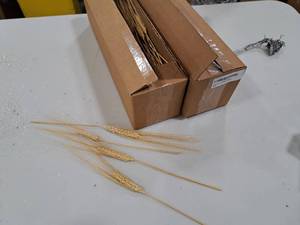 Lot of (2 Boxes) 14 Wheat Dcor