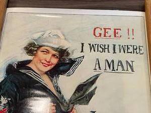 United States Navy Recruiting Station Vintage Poster