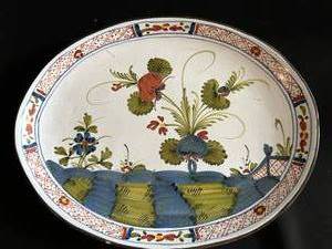 Vintage Perfume Bottles with Decorative Platter