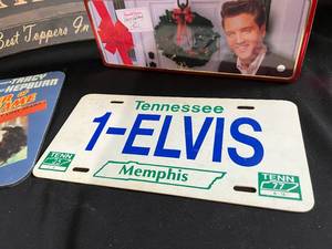 Elvis Memorabilia, Keeper of the Flame & Thomasville Hat Shop Sign