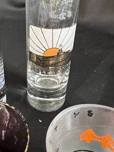 Lot of 9 Various Shot Glasses Planet Hollywood, San Francisco, and More