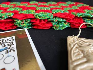 Christmas Table Settings, Placemats and Trivet