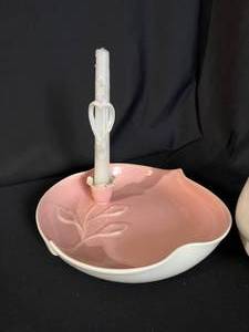 Bunny Planter and Candlestick HolderPlatter