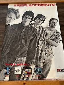 Vintage MusicianBand Posters Miles Davis, The Replacements & Van Halen